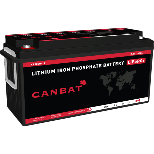 CANBAT - 12V 200AH Lithium Battery (LifePO4) CLI200-12
