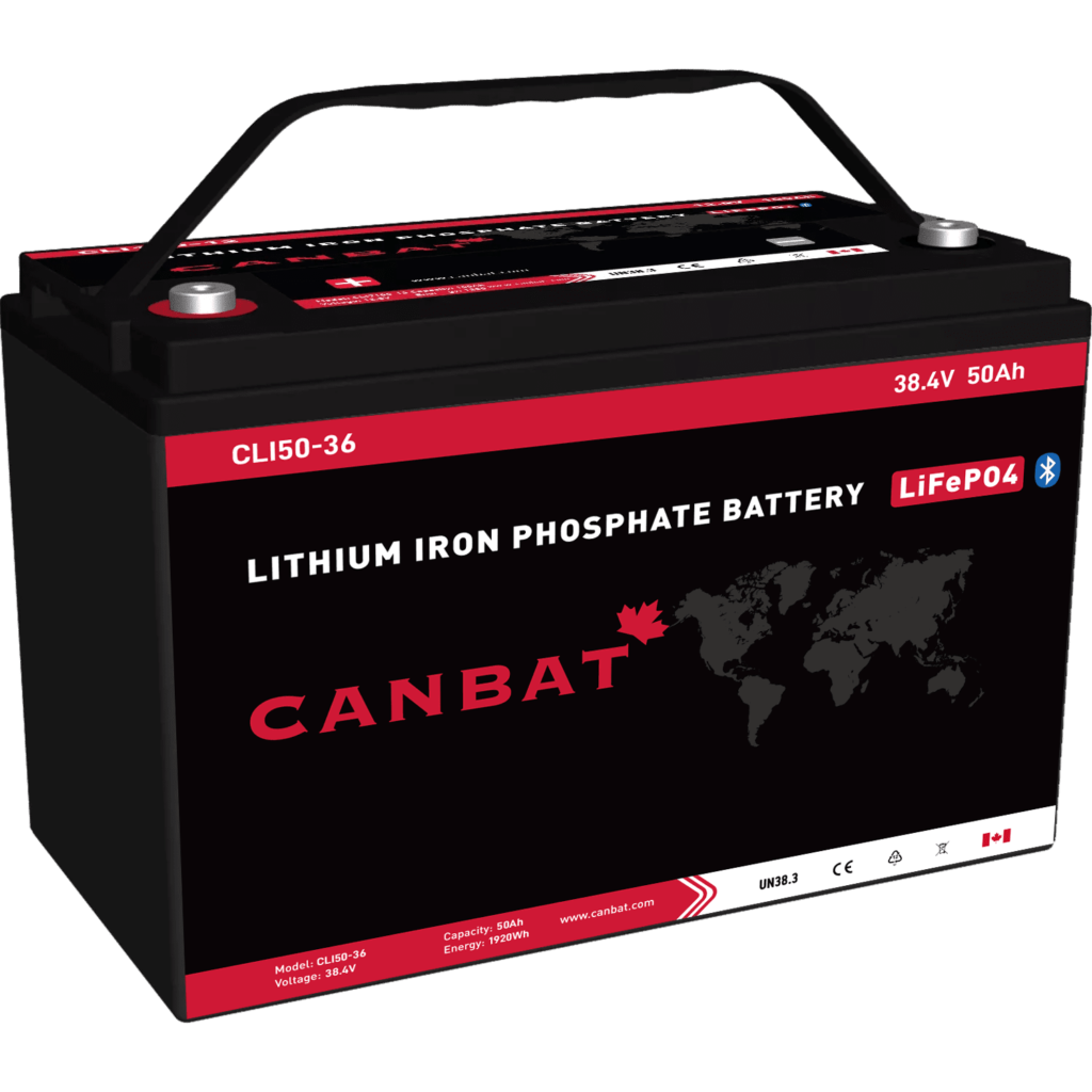 CANBAT - 36V 50Ah Lithium Battery (LIFEPO4) CLI12-12