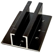 Roof Tech - RT-APEX Base (Priced as 1 box of 24 bases) w/ 2 screws per base and 12 ea extra Alpha Seal pads - RT1-RT300AXBK